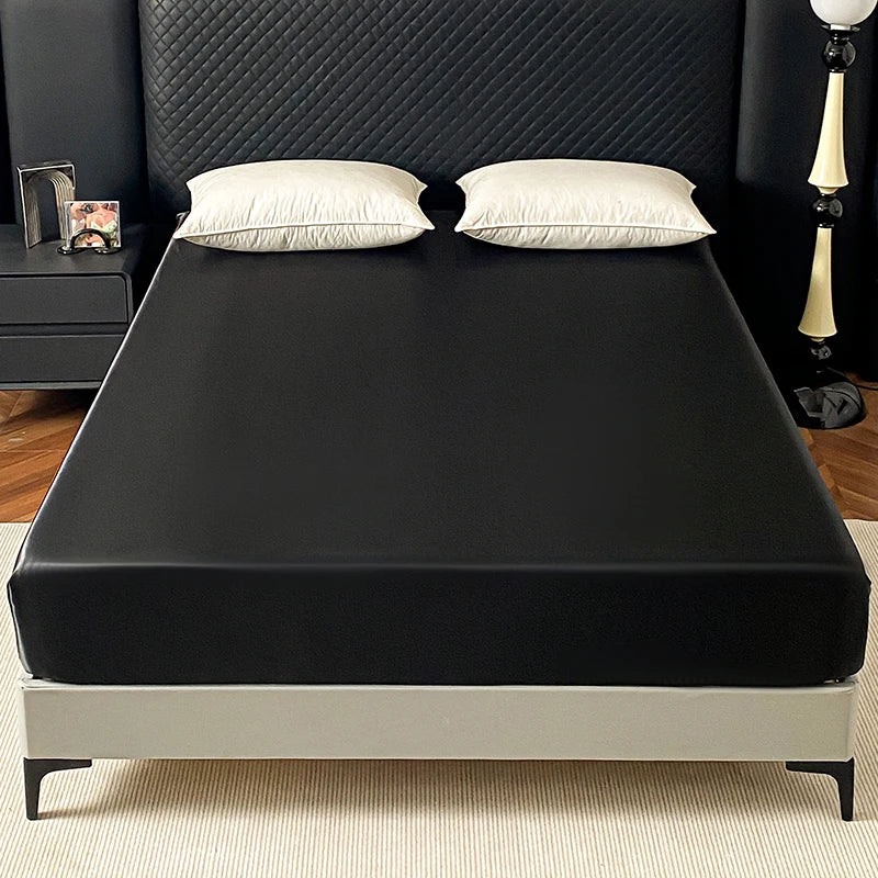 Draps de lit en soie de satin