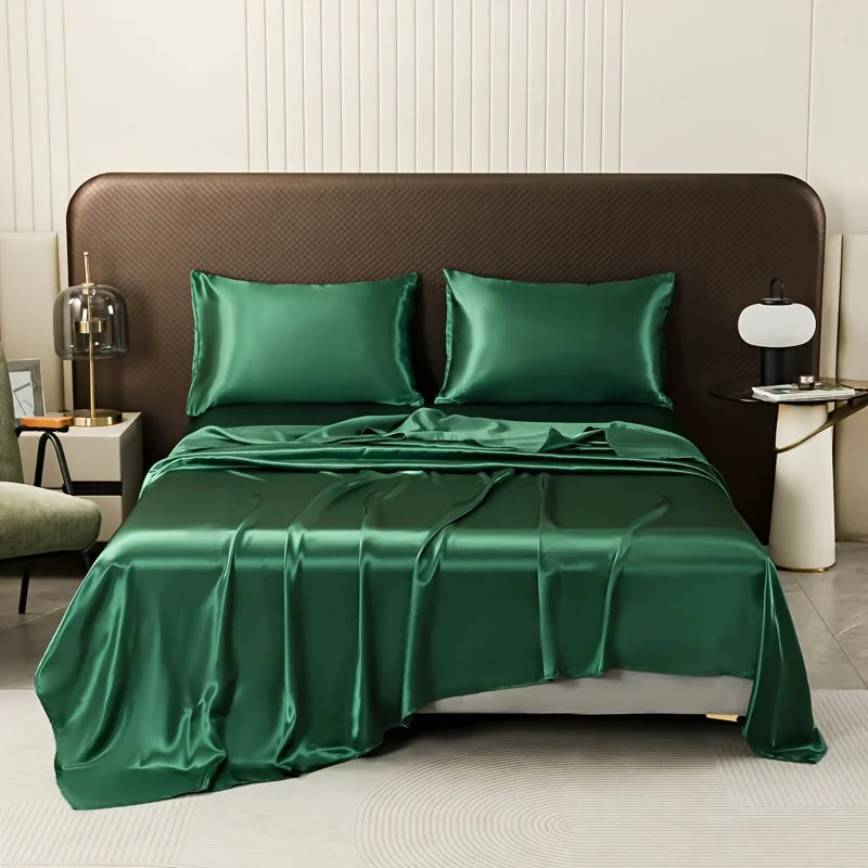 Draps de lit en satin
