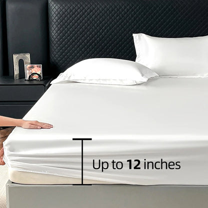 Draps de lit en soie de satin