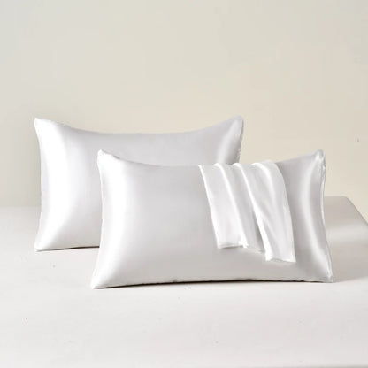 Taies d'oreillers en soie de satin