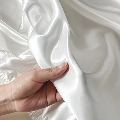 Draps de lit en soie de satin