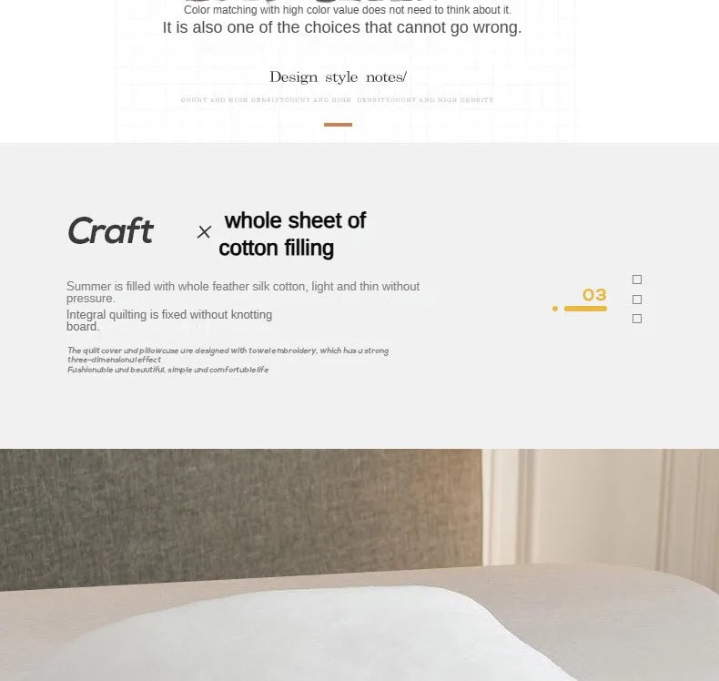 Couette d'été anti chaleur