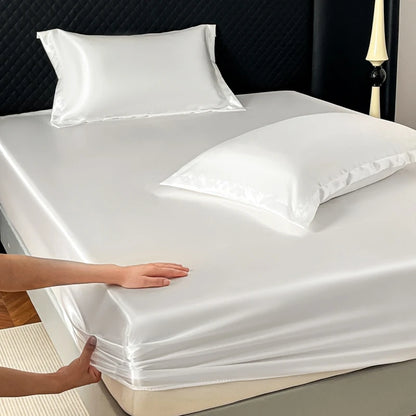 Draps de lit en soie de satin
