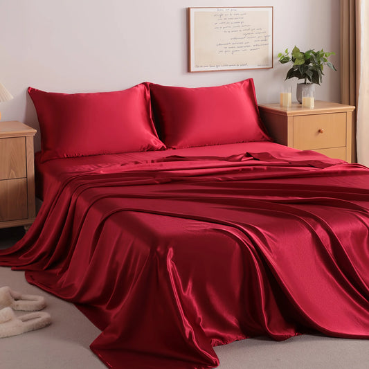 Draps de lit en satin