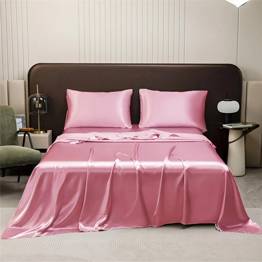 Draps de lit en satin