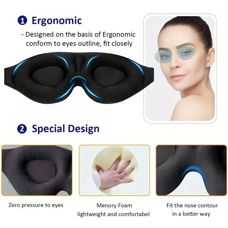 Masque de contour 3D + Bouchons d'oreilles