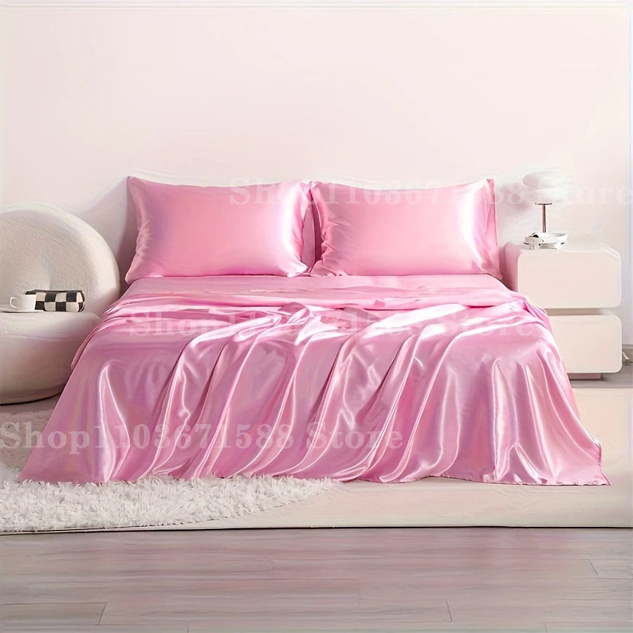 Draps de lit en satin
