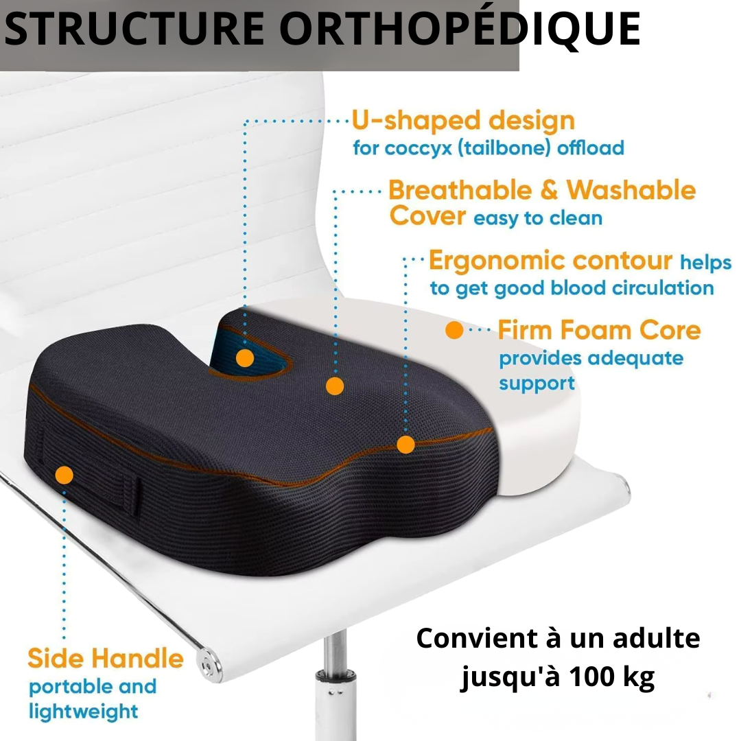 Coussin multiusage en mémoire de forme