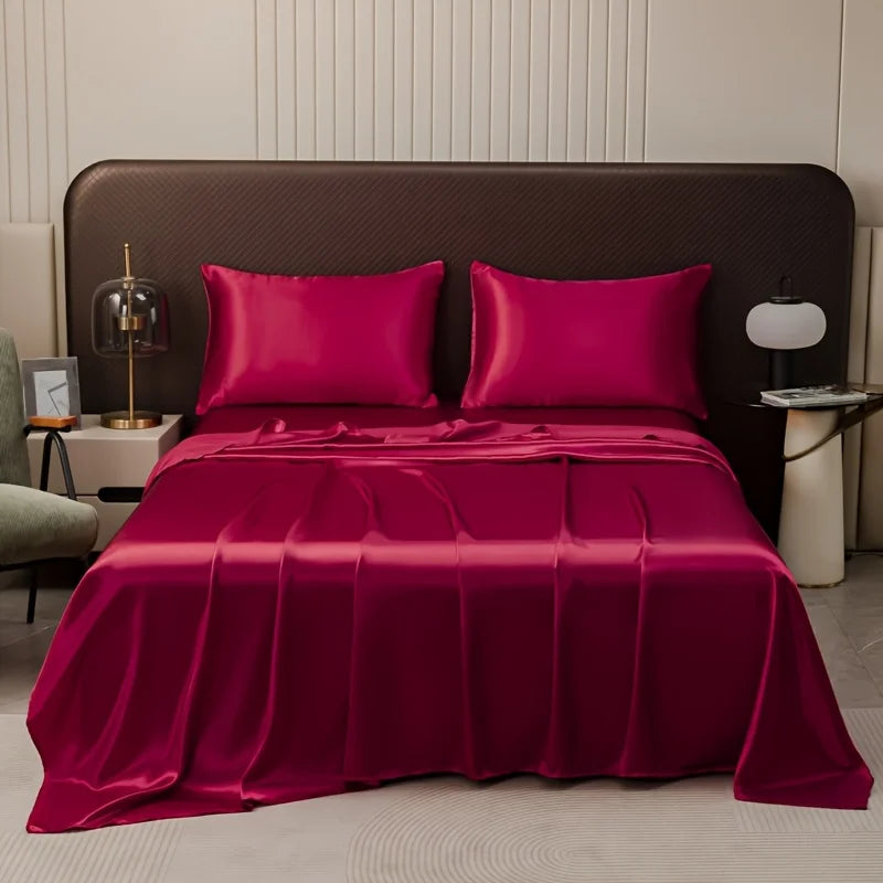 Draps de lit en satin