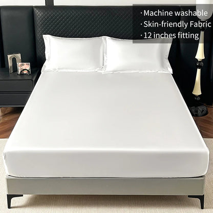 Draps de lit en soie de satin