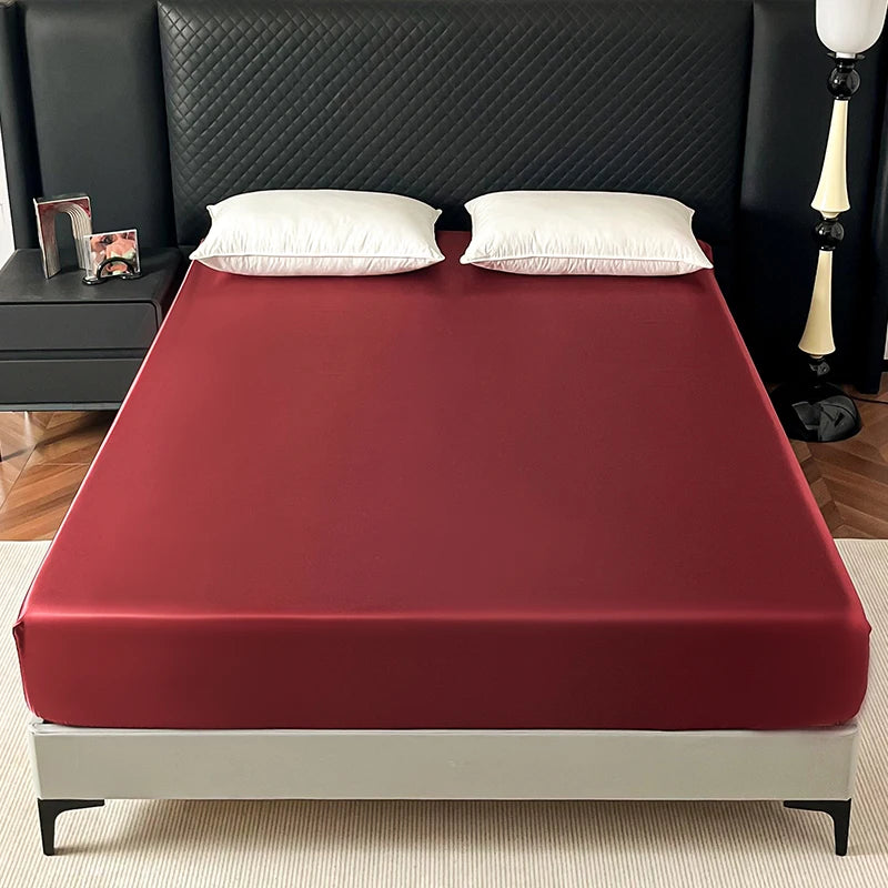 Draps de lit en soie de satin