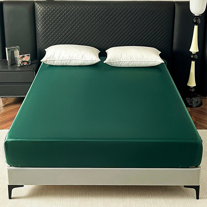 Draps de lit en soie de satin