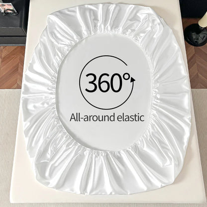 Draps de lit en soie de satin