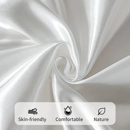 Draps de lit en soie de satin