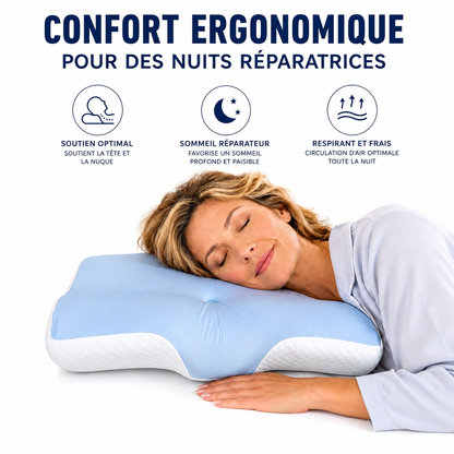 Confy - Oreiller ergonomique premium