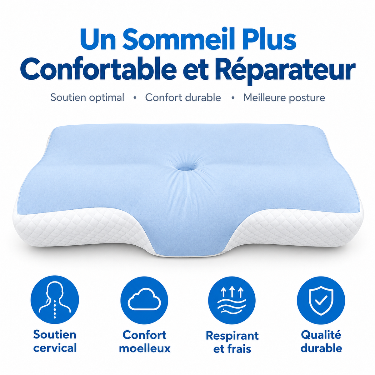 Confy - Oreiller ergonomique premium